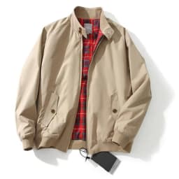 Spring Autumn Men Coat American Retro Thin Stand Collar Long Sleeve Male Outerwear Simple Solid Color Versatile Man Jacket