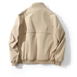 Spring Autumn Men Coat American Retro Thin Stand Collar Long Sleeve Male Outerwear Simple Solid Color Versatile Man Jacket