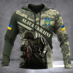 Hoodies Ukrainian Flag National Emblem 3d Print Sweatshirts Men Women Unisex Hooded Oversized Hoodie Fashion Kids Pullover Coat
