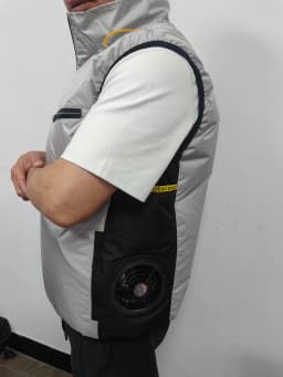 Summer Sports Fan Air-Conditioning Clothing, Cool and Lightweight for Men and Women, Travel Brand Outdoor Vest, Jacket, Sun Protection Windbreaker, Fishing Workwear