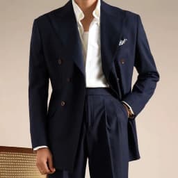 Double Breasted Wedding Suit Men Tuxedo Suit Smoking Homme Mariage Traje Novio 2024 Wool Italian Blazers Suit For Men's Business