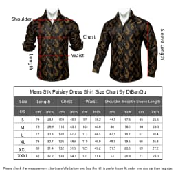 Men's Business Dress Shirts Black Gold Long Sleeve Formal Button-Down Collar Social Slim Fit Shirt Spring Man Casual Blouse