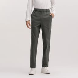 Semir Versatile Pants Men 2026 Spring Solid Color Tapered Casual Comfortable Daily Wear Stylish Long Trousers