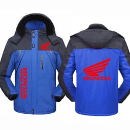 Honda Logo Print Autumn And Winter New 2025 Men's Thicken Warm Windproof Hoodies Versatile Comfortable Jacket Coat