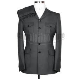 Men Suits 2 Piece Chic Single Breasted Four Pockets Suit Formal Social Business Casual Gentleman Wedding Tuxedo (Jacket+Pants)