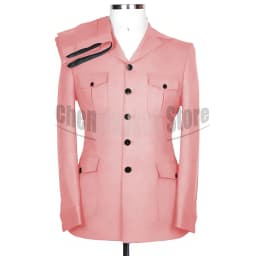 Men Suits 2 Piece Chic Single Breasted Four Pockets Suit Formal Social Business Casual Gentleman Wedding Tuxedo (Jacket+Pants)