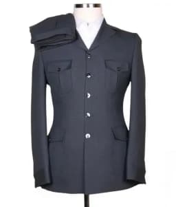 Men Suits 2 Piece Chic Single Breasted Four Pockets Suit Formal Social Business Casual Gentleman Wedding Tuxedo (Jacket+Pants)