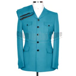 Men Suits 2 Piece Chic Single Breasted Four Pockets Suit Formal Social Business Casual Gentleman Wedding Tuxedo (Jacket+Pants)