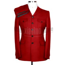 Men Suits 2 Piece Chic Single Breasted Four Pockets Suit Formal Social Business Casual Gentleman Wedding Tuxedo (Jacket+Pants)