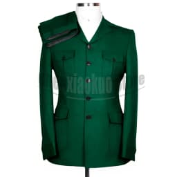 Men Suits 2 Piece Chic Single Breasted Four Pockets Suit Formal Social Business Casual Gentleman Wedding Tuxedo (Jacket+Pants)