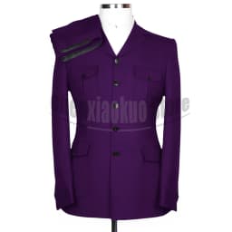 Men Suits 2 Piece Chic Single Breasted Four Pockets Suit Formal Social Business Casual Gentleman Wedding Tuxedo (Jacket+Pants)