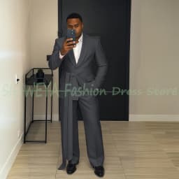 Pink Men's Suit Chic Outfits 2 Pieces Jacket Pants Boutique Male Blazer Set Banquet Custom Luxury Tuxedo