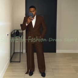 Pink Men's Suit Chic Outfits 2 Pieces Jacket Pants Boutique Male Blazer Set Banquet Custom Luxury Tuxedo