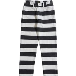 Autumn New American Retro 16oz Heavyweight Striped Cargo Pants Men's Fashion 100% Cotton Washed Thick Canvas Motorcycle Trousers