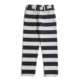 Autumn New American Retro 16oz Heavyweight Striped Cargo Pants Men's Fashion 100% Cotton Washed Thick Canvas Motorcycle Trousers