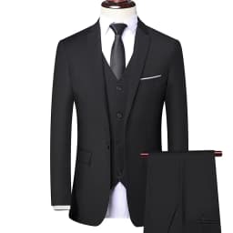 The New Store Offers Discounted Prices  Casual Formal Business Men's Fashionable Gentleman Solid Color All-season Fitted Suit