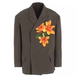 FANDISHI Men's Casual Printed Suiting Fabric Soft Comfortable Lightweight Ideal for Business Casual Occasions