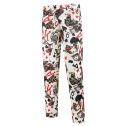 2026 New Thin Mens Suit Two-Piece, Poker Pattern Printed Decorative Jacket With Trousers, Fashion Casual Men Sets