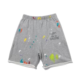 Gallery Dept Graffiti Shorts Street Loose Casual Sweatpants