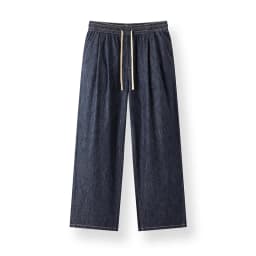 Semir Men Pants Denim Cotton Skin Friendly Loose Wide Leg Elastic Waist Drawstring Micro Pleated 2026 Summer Casual Style Fashio