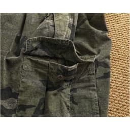 Men's new retro American woven fabric loose street elastic waist multi-pocket overalls