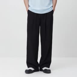 Semir Men Pants Casual Micro Wrinkle A Line Loose Drape Comfort Tall Slim Fit Wide Leg 2026 Summer Fashion Top