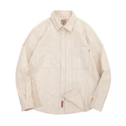 MBBCAR American style vintage 100% cotton beige shirts for men 4 yarn-dyed simple one wash casual Men's shirts and blouses 9236