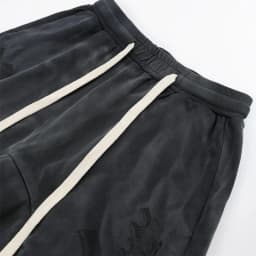 Vintage Washed 123 Print Baggy Shorts Men Streetwear Cotton Sweat Shorts