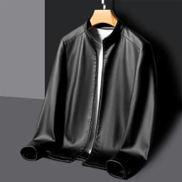 YN-2581 Spring And Autumn New Men's Genuine Leather Coat, Fur Integrated, Casual Natural Sheepskin Coat, Winter Thickened Top