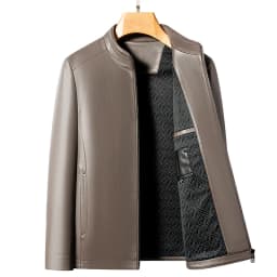 YN-2581 Spring And Autumn New Men's Genuine Leather Coat, Fur Integrated, Casual Natural Sheepskin Coat, Winter Thickened Top