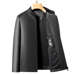 YN-2581 Spring And Autumn New Men's Genuine Leather Coat, Fur Integrated, Casual Natural Sheepskin Coat, Winter Thickened Top