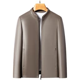 YN-2581 Spring And Autumn New Men's Genuine Leather Coat, Fur Integrated, Casual Natural Sheepskin Coat, Winter Thickened Top