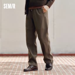 Semir Casual Pants Men Fleece Lined Three-Resistant Outdoor Long Pants 2025 Winter New Straight Leg Elastic Waist Versatile