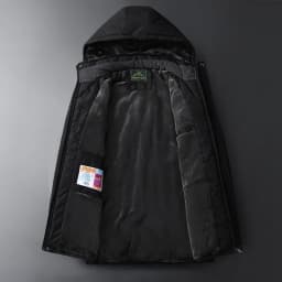 2026 9XL Mens Winter Jacket Fleece Lining Zip Hood Warm Parka Male Large Size Waterproof Big Extra Plus 8XL Windbreaker Mountain