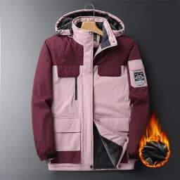 2026 9XL Mens Winter Jacket Fleece Lining Zip Hood Warm Parka Male Large Size Waterproof Big Extra Plus 8XL Windbreaker Mountain
