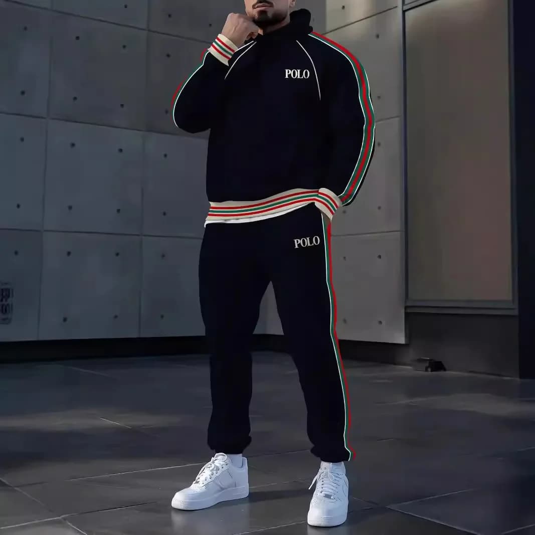 2024 New Trend Casual Loose Hat Sweater Men's Suit Tech Fleece Clothing  Sweatpants  Suits for Tracksuit Hoodies
