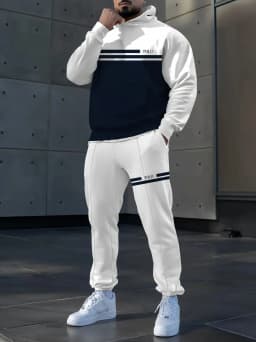 2024 New Trend Casual Loose Hat Sweater Men's Suit Tech Fleece Clothing  Sweatpants  Suits for Tracksuit Hoodies