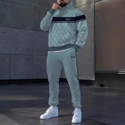 2024 New Trend Casual Loose Hat Sweater Men's Suit Tech Fleece Clothing  Sweatpants  Suits for Tracksuit Hoodies