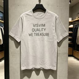 26SS Visvim Stitch Box Label T Shirt Japan Men Women High Quality Simple Print Label Short Sleeve Loose T-shirt Tops Tee