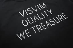 26SS Visvim Stitch Box Label T Shirt Japan Men Women High Quality Simple Print Label Short Sleeve Loose T-shirt Tops Tee