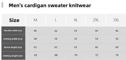 Knitted Cardigan Men's Single-breasted Loose Models Coarse Needle Sweater Men's Spring and Fall Outer Wear Mens Clothes