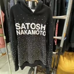 Full Hotfix Rhinestone SATOSHI Hoodie American High Street Classic Letter Print Retro Black Fleece Hooded Sweatshirt Men Women
