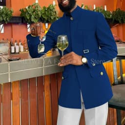 Green Fashion Utility Wedding Men Suits Tailor-Made Party Tuxedo 2 Pieces Slim Fit Jacket Pants Blazer Party Singer Groom