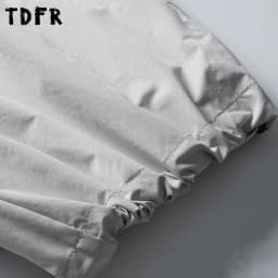 Embroidery Spliced Jogger Pants Mens Safari Style Elastic Waist Baggy Wide Leg Quick Dry Trousers Man