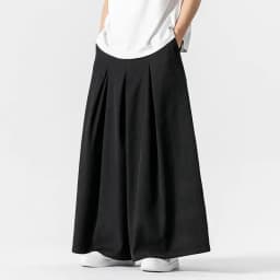 Japan Samurai Wide Leg Pants Men Cotton Linen Dark Wind Comfortable Casual Pants Harun Mens Loose Lantern Trousers Plus Size 5XL