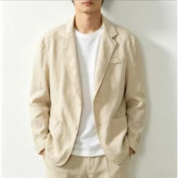 KIDWHXR Man Suit Outerwear Thin Comfortable Single-breasted Men Blazer Simple Solid Color Long Sleeve Pocket Male Casual Coat