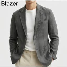 KIDWHXR Man Suit Outerwear Thin Comfortable Single-breasted Men Blazer Simple Solid Color Long Sleeve Pocket Male Casual Coat