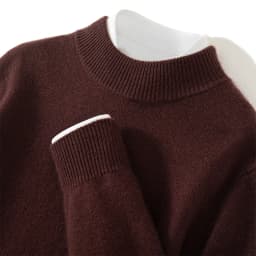 Seven Needle Thick Men's Sweater 100% Cashmere Half High Collar Pullover Autumn Winter Warm Long Sleeved Knitted Base Sweater