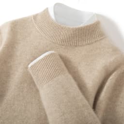 Seven Needle Thick Men's Sweater 100% Cashmere Half High Collar Pullover Autumn Winter Warm Long Sleeved Knitted Base Sweater