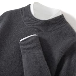 Seven Needle Thick Men's Sweater 100% Cashmere Half High Collar Pullover Autumn Winter Warm Long Sleeved Knitted Base Sweater